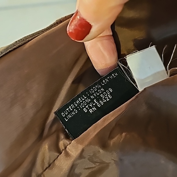 Leather coat, VINTAGE! Long leather coat. Brown. Pelle Studio. - Picture 8 of 10